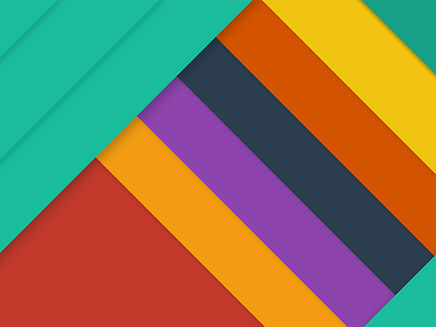 Flat stripes Design with Flat colors