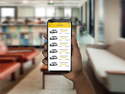 Car Mobile app design