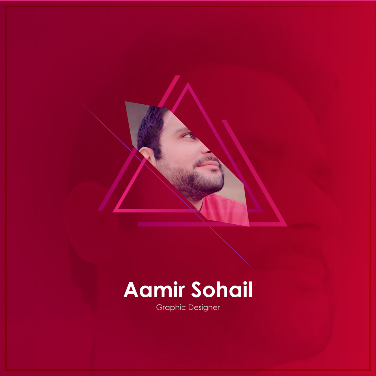 Graphic designer profile by Aamir Sohail on Dribbble