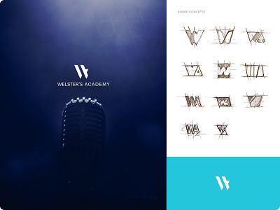 logo design - Welster's Academy logo logodesign music