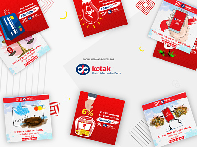 Creative routes for 'Kotak Bank'