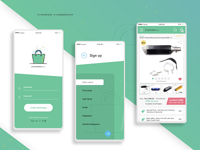 E commerce app 3psd