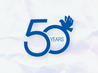 Zeta Logo anniversary bird blue branding fifty identity logo