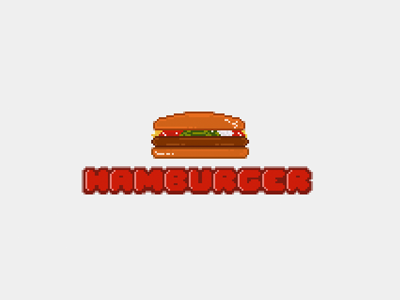 Pixel Hamburger