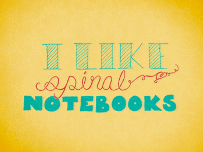 I Like Spiral Notebooks