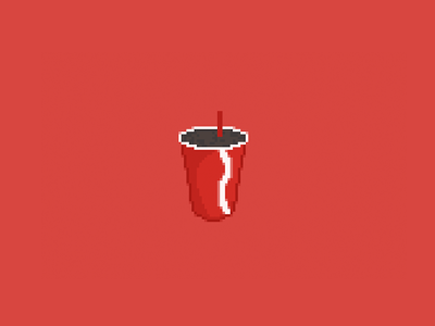 Pixel Cola cola food pixel pixel art pixels pop soda soft drink