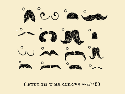 The "Stache" Card card cute facial hair funny handdrawn idea mustache mustaches sketch stache