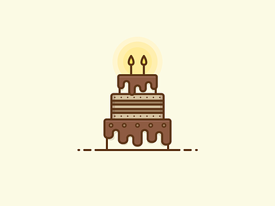 Happy Birthday to ME! birthday birthday cake brown cake celebration chocolate happy birthday sweets vector