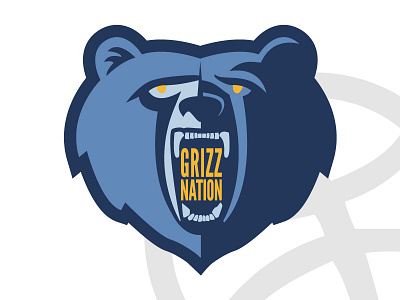 Grizz Nation basketball grizz grizzlies illustration logo memphis nba playoffs vector