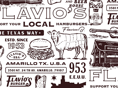 Pattern for Flavio's Burger