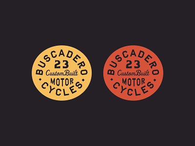 Buscadero Motorcycles adobe badge brand identity branding design graphic design illustration logo motorcycle vector