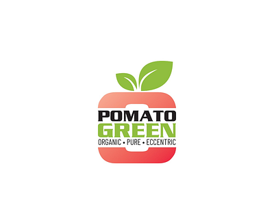 PomatoGreen Organic Store logo design