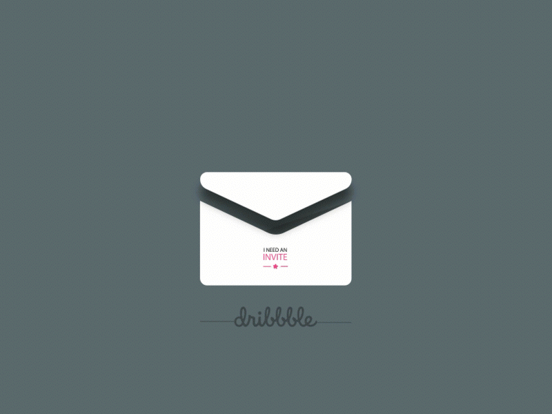 I need an invite animation click dribbble icon envelope invite invite animation loops message principle send invite sketch