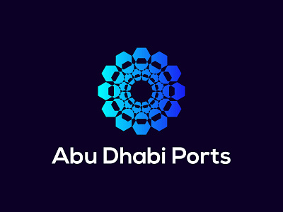 Abu Dhabi Ports branding creative design illustration logo