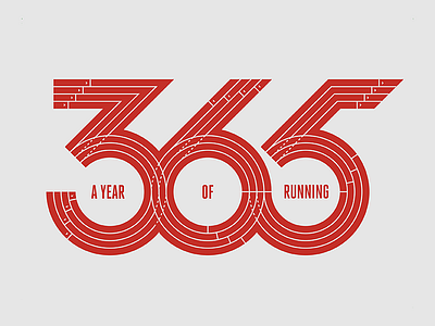 A Year of Running by Dan Zhou on Dribbble