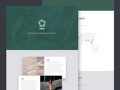 Etiket International Group - Landing page