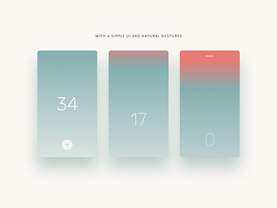 Countr - landing page app countr gradient landing page web