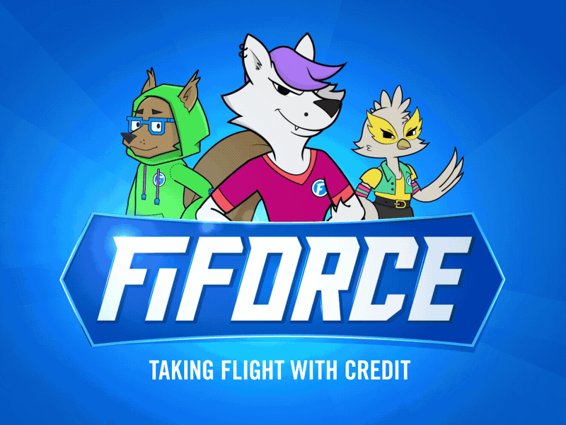 FiForce 2d animation cartoon character character animation children finances kids motion graphics narrative