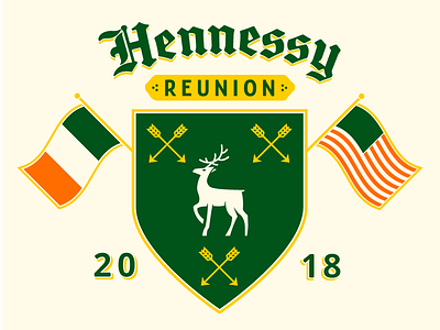 Hennessy Reunion pt. 2 american coat of arms family family crest flags hennessy irish reunion