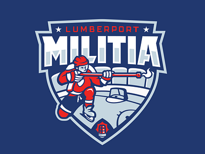 Militia Jersey Crest hockey ice jersey logo sports
