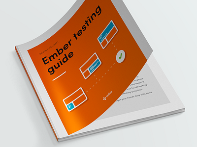 Ember Testing Guide ebook design design digital download ebook free magazine minimalist print