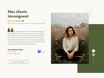 Website - Testimonial WIP desktop graphic design testimonial ui designer uidesign uxdesign website