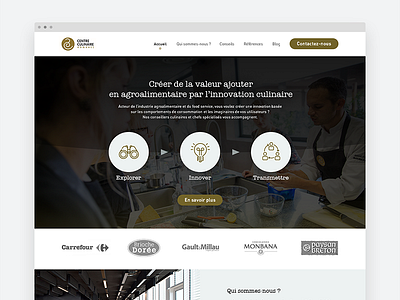 Redesign du site Centre Culinaire Contemporain