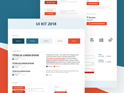 UI kit for website