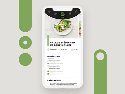 Design d'application culinaire