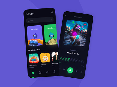 Music Player App🎶 3d android app app ui application design designer figma flat illustraion ios minimal music music app music app ui music player player spotify ui