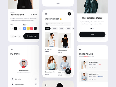 Fashion E-commerce Mobile App by Fa Mehdi for Bolddreams on Dribbble