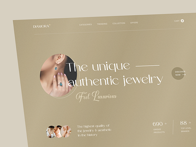 Diamora Landing Page