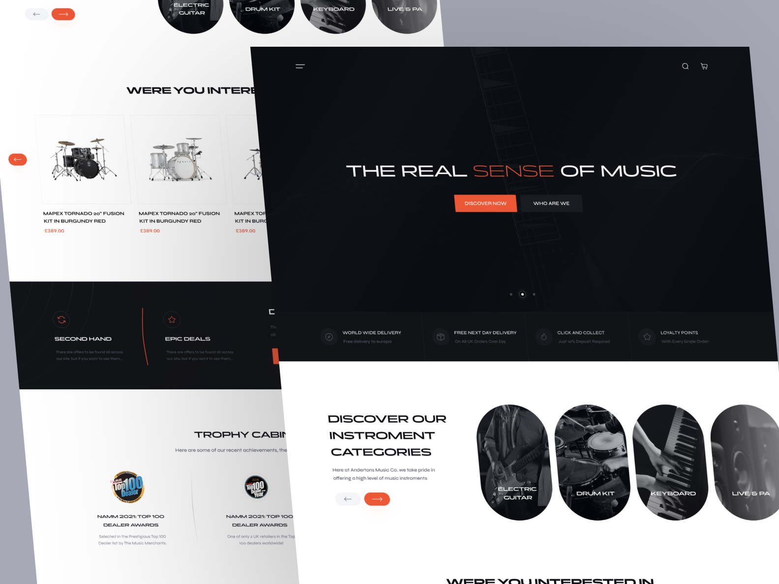 music-instruments-store-by-fa-mehdi-on-dribbble