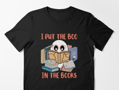 I put the boo in the books art characterdesigndoodle childrens digital illustration paint porfolio