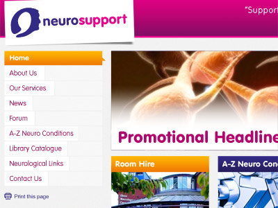 Neurosupport Proposal charity clean modern proposal sharp