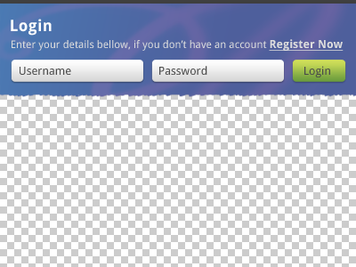 Login Form blue form login purple swirls