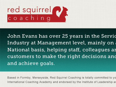 Rs Coaching Top museo red squirrel turqoise vector