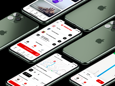 Vodafone | Kırmızı ışık app branding call for help design emergency help mobile app mobile navigation seek help ui violence against women