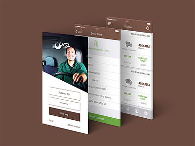 Ugl Global logistic App app application design logistic mobile