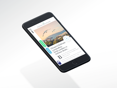 Bodrum Park Resort About design interface mobile ui web