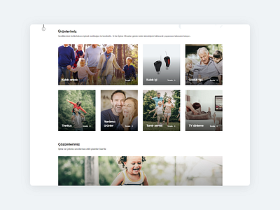 Siser Işitme Cihazları design interface site ui web webdesign