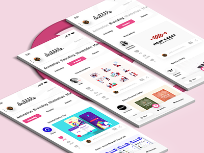 dribbble redesign animated animation app design branding design dribbble dribbble redesign interface ios ios app mobile mobile design mobile app mobile app design mobile app ui redesign concept redesing shot ui ux