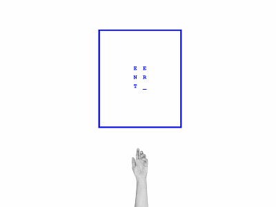 enter_website blue clean app landing hand minimal minimal design simple web webdesign whitespace