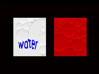 bubbly_water bubbles clear editorial editorial design minimal poster posterdesign simple water