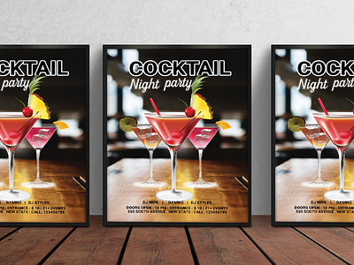 Cocktail Night Party Flyer