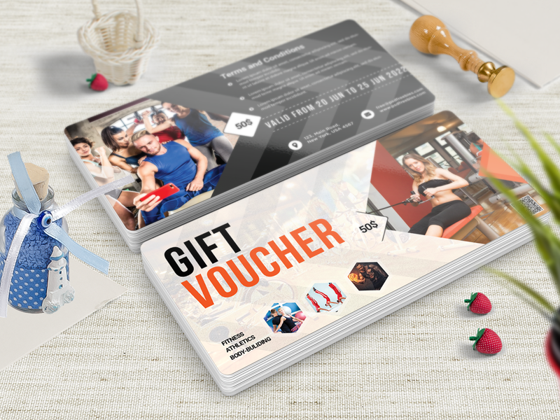 Gym Gift Voucher Template (FREE)