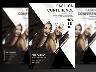 Fashion Conference Flyer Template business fashion flyer fashion fashion flyer flyers girls flyer models flyer
