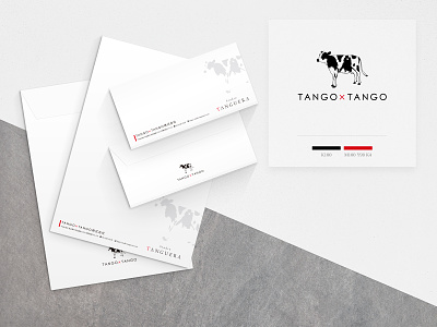Logo + Envelope For Argentine tango Studio argentine tango dance envelop envelope design identity logo