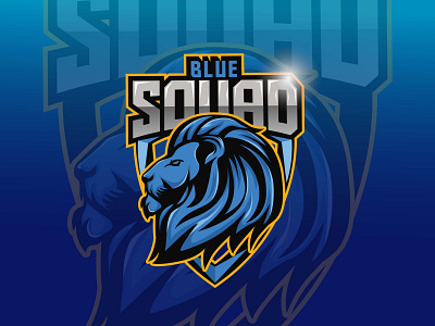 lion mascot esport logo 01