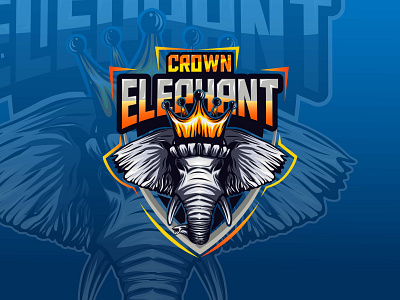 elephant monster mascot esport gaming logo elephant logo esportlogo gaming